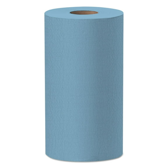 Kimberly-Clark 35411 Blue Hydroknit Paper WYPALL X60 Wipers, 9.8" x 13.4" Roll, 130 Sheets (Pack of 12) CA3