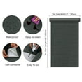 CHIHUT Dark Grey Grasscloth Wallpaper Peel and Stick Wallpaper for Walls Self Adhesive 17.7"x100