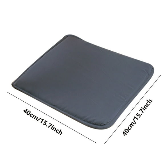 Kezqiaxn 2Pc Waterproofs Outdoor Chair Cushions for Dining Chairs 15.74Inch Sponge Non-Slip Chair Mat Solid Color Student Seat Cushion Fart Cushion Dark Gray