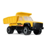Tonka Steel Classics, Commemorative Quarry Dump Truck Made with Steel & Sturdy Plastic, yellow friction powered, Boys and Girls, toddlers ages 3+. Construction truck, Great gift for Kids.
