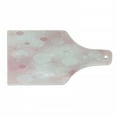 thumbnail image 1 of Pale Pink Cutting Board, Floral Background with Bubbles and Flower Romantic Flourishing Image, Decorative Tempered Glass Cutting and Serving Board, Wine Bottle Shape, Pale Pink, by Ambesonne, 1 of 1