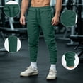 thumbnail image 3 of Yungyresw Men's Sweatpants Joggers Drawstring Waist Retro Style Cuffed Pants Athletic Lounge Trousers Casual Sportswear Gym Workout Pants Lightweight Tapered Leg Streetwear Fashion Bottoms S, 3 of 8