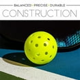 thumbnail image 3 of Yingyy 6 Pieces/Set Professional Pickleball Replacement 40 Holes Reusable Training Pickle Balls Assorted Kit Birthday Gift Yellow, 3 of 9