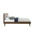 thumbnail image 4 of Linon Reid Mid Century Platform, Brown/Beige, Queen, 4 of 6