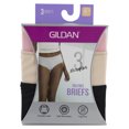 thumbnail image 6 of Gilden Women's Tag Free Microfiber Brief Panties, 3-Pack, 6 of 7