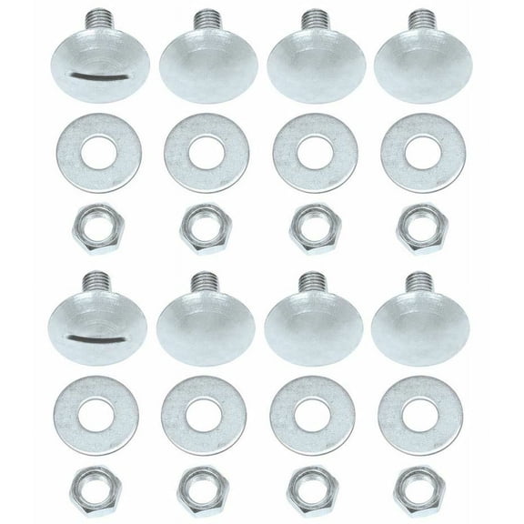 OER T14301-2 Door Hinge Bolt Set 1955-1959 Chevrolet/GMC Pickup Truck (2 Hinges)