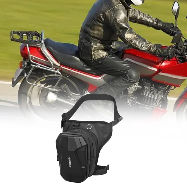 Riñonera para hombre, riñonera para motocicleta, soporte para teléfono, riñonera, bolsa de almacenamiento para bicicleta, riñonera para exteriores, DYNWAVEMX Paquete de cintura