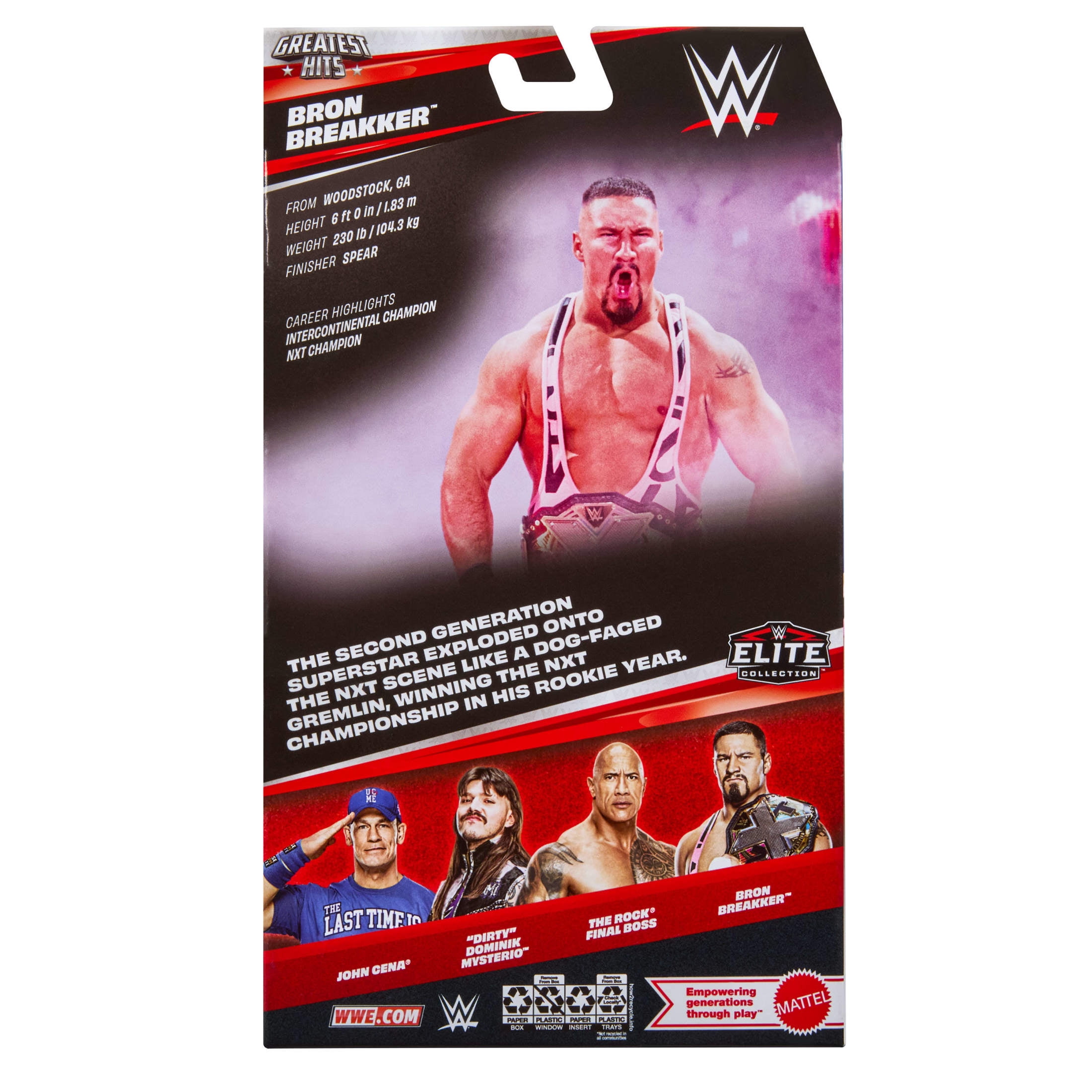 WWE Elite Action Figures, 6-inch Collectible Set with Articulation & Accessories (Styles May Vary)