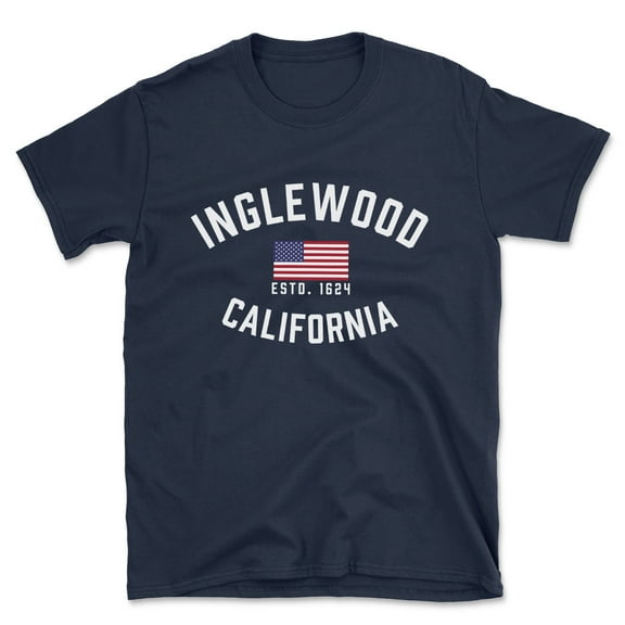 Inglewood California Patriot Men's Cotton T-Shirt