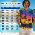 thumbnail image 6 of Yuyamidu Womens Hawaiian Dresses Matching Hawaiian Outfits for Couples Palm Tree Shirt Men Casual Button Up Shirt Men and Women Matching Outfits Flowy Tank Tiered Beach Vacation Dress Size S, 6 of 6