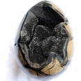 thumbnail image 3 of Natural Septarium Dragon Eggs Septarian Geodes for Home Decor Ornamet Specimen (600-700g), Gray, 3 of 5