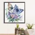 thumbnail image 2 of Pintura de diamante 5D DIY parcial con forma especial kit de mariposa y flor 40x40cm, 2 of 9