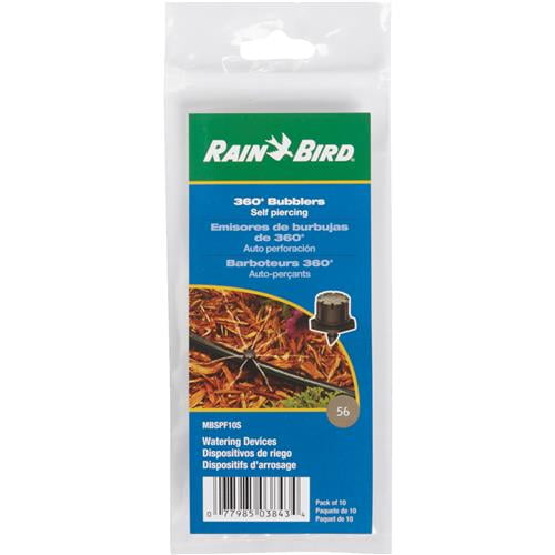 Rain Bird Self-Piercing Bubbler 10PK FULL CIR ADJ BUBBLR, Each