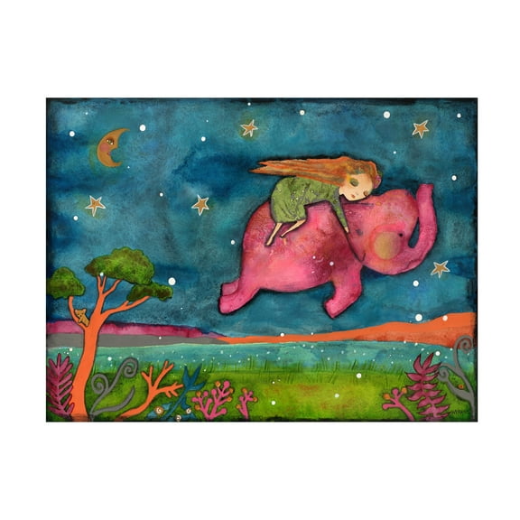 Trademark Fine Art Wyanne Come Dream With Me Canvas Wall Art - 14x19