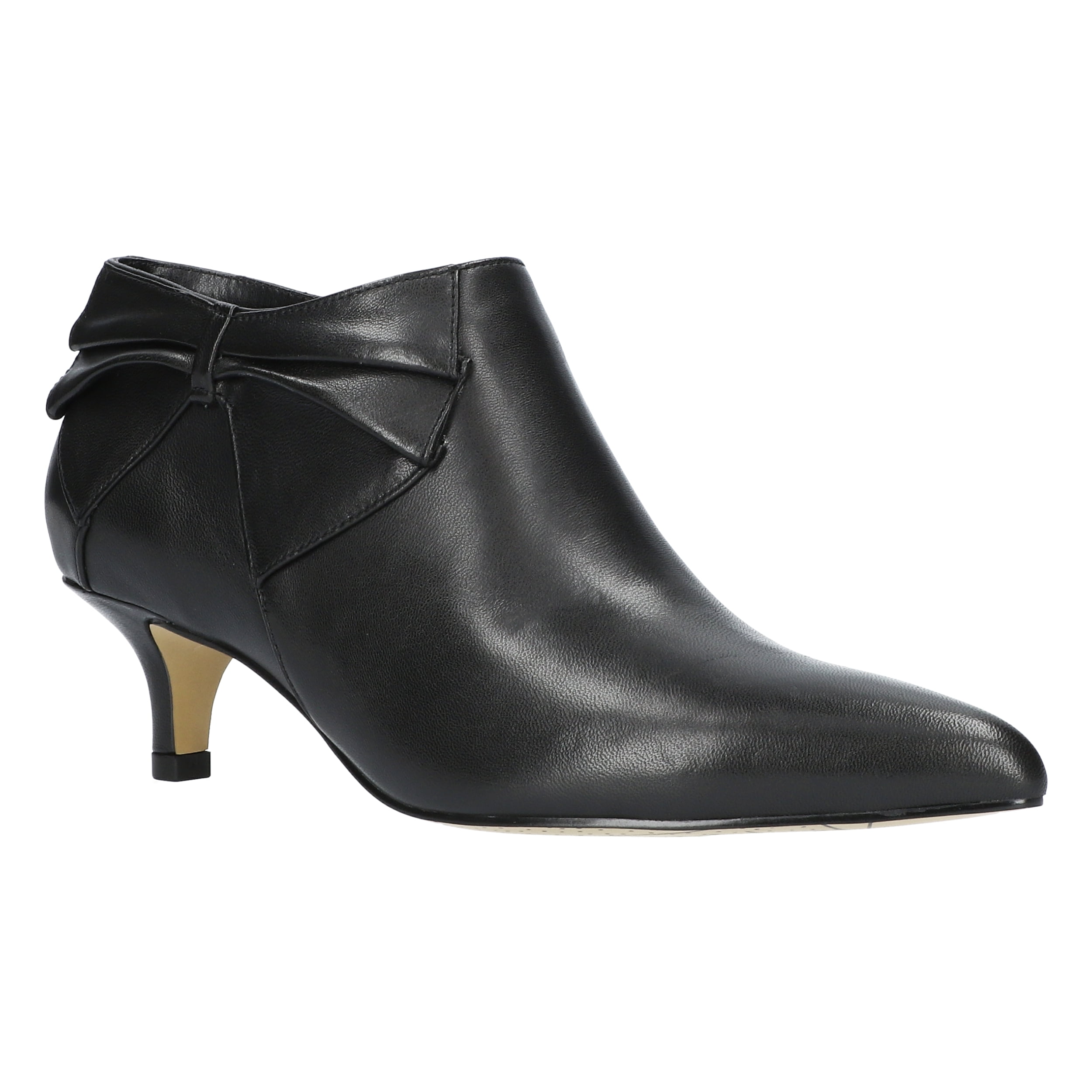 NINE WEST Womens Yaakovah Leather Ankle Boot