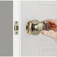 thumbnail image 6 of Hyper Tough Interior Locking Ball Privacy Bed and Bath Doorknob Antique Brass Finish, 6 of 6