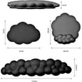 thumbnail image 6 of Keyboard Wrist Rest Set for Computer, Cloud Shape Cute Mouse Pad with Wrist Support for Gaming, Ergonomic Arm Rest for Home and Office Desk Laptop, 6 of 12