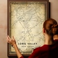 thumbnail image 6 of Long Valley Vintage Map Prints Canvas, New Jersey Map Art Canvas, Canvas, Long Valley Map City style vintage Canvas , Canvas Wall Art, Street Map Artwork Canvas, 6 of 6