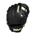 thumbnail image 2 of Wilson 2024 Baseball Classics Series A2000 1975 11.75 Infield Gant de Baseball - Lancer Main Droite Noir/jaune, 2 of 8