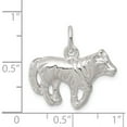 thumbnail image 4 of Sterling Silver Wolf Charm (18 X 23) Made In India qc1782, 4 of 5
