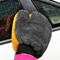 thumbnail image 2 of Soft Car Washing Gloves Double-sided Fleece Microfiber Chenille Drying Cloth Car Body Window Tire Cleaning Glove Thicken, 2 of 6