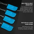 thumbnail image 5 of Unique Bargains 4 Pcs Small Flexible Cooking Silicone Spatula Heat Resistant Scraper Cooking Kitchen Utensils Blue, 5 of 7