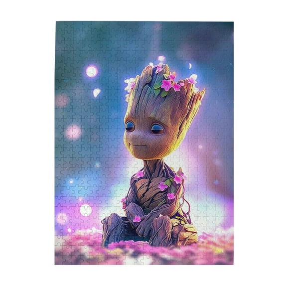 500 Pieces Unique I Am Groot Jigsaw Puzzles For Adults Cartoon Wooden Puzzle Large Puzzle Game Artwork Family Decorations Puzzle