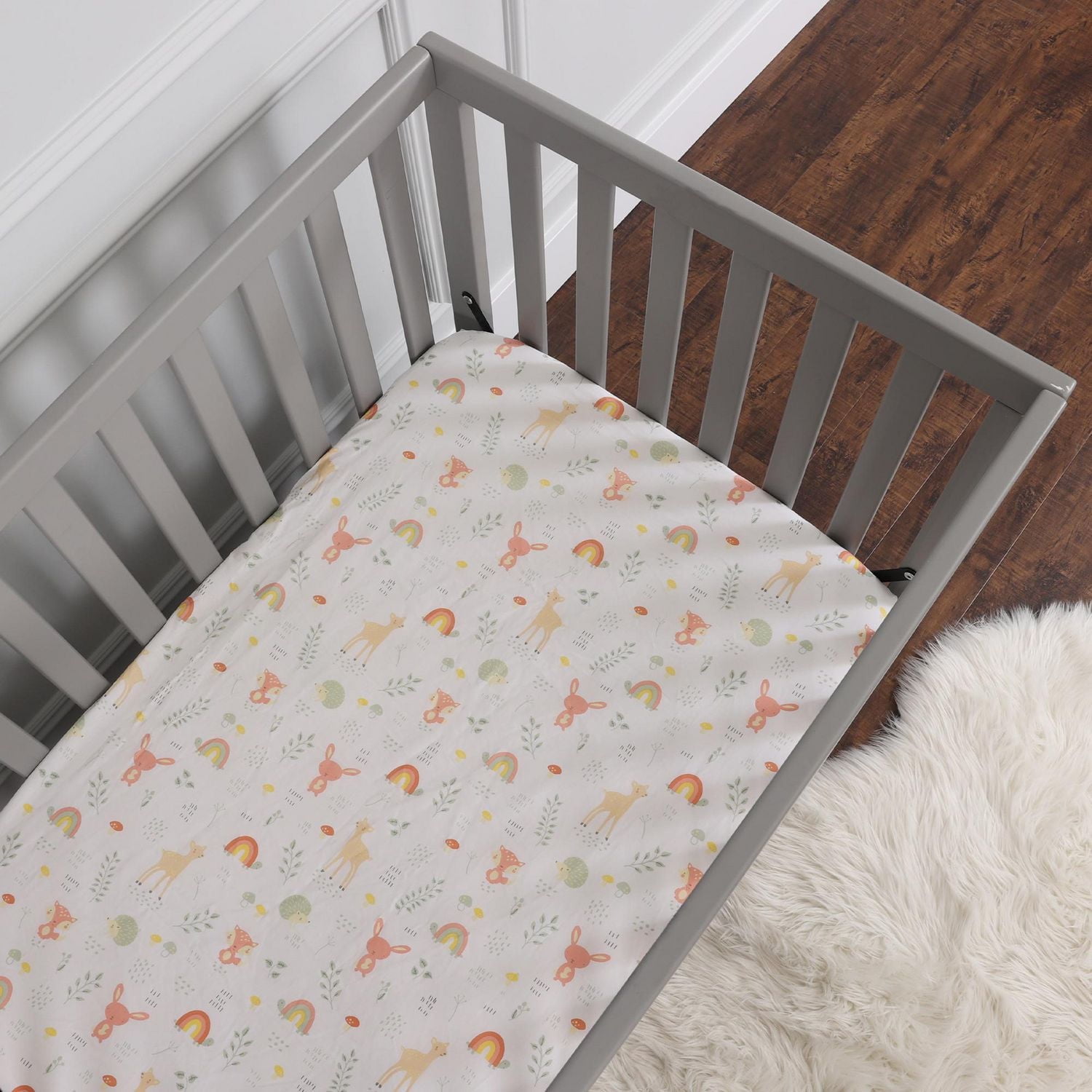 George Baby 2-Pack Mini Fitted Crib Sheets