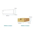 thumbnail image 4 of Minisplit Mabe Inverter 12,000 BTU Frio-Calor 110V MMI12HABWCA6M9, 4 of 4