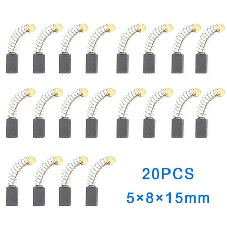 

BAMILL 20pcs Motor Carbon Brushes For Bosch Angle Grinder 5x8x15mm Power Tool