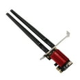 thumbnail image 1 of PCIE Wifi  Card, PCIE WiFi Card 2.4GHz 5GHz Strong Compatibility 1200Mbps  for Win 7 8 10 11 for PC, 1 of 8