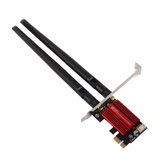 PCIE Wifi Card, PCIE WiFi Card 2.4GHz 5GHz Strong Compatibility 1200Mbps for Win 7 8 10 11 for PC