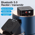 thumbnail image 3 of Transmisor Y Receptor Bluetooth 5.0 Nfc 2 En 1 Rca/aux Negro, 3 of 5