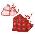 thumbnail image 1 of Ofertas Únicas 2 Pcs Bandana Triangular Turbante de Punto Bufanda de Ganchillo para Mujeres Rojo Rosa, 1 of 5