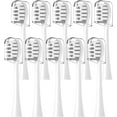 thumbnail image 1 of Replacement Toothbrush Heads for Gleem Electric Toothbrush - Brush Heads Refills for Gleem, White, 10 Count, 1 of 6