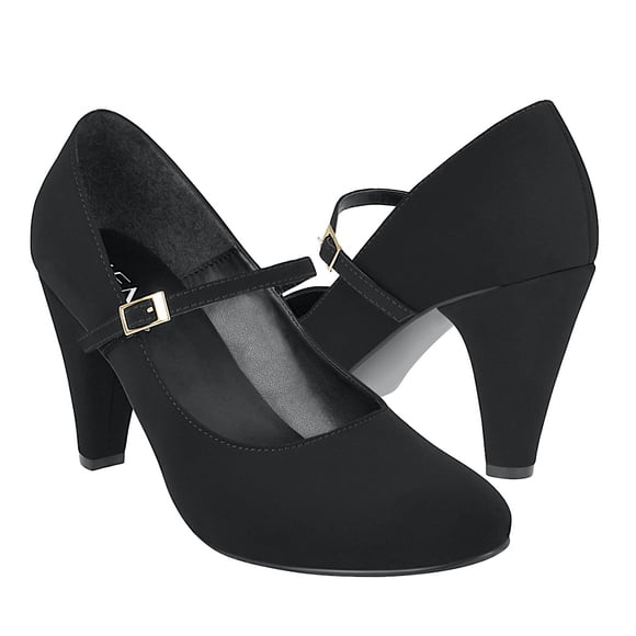 TACONES DAMA SIENA 4772 BUCK NEGRO