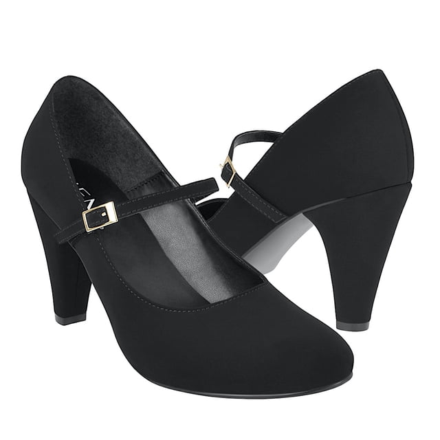 TACONES DAMA SIENA 4772 BUCK NEGRO