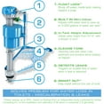 thumbnail image 2 of Danco HydroClean Water-Saving Toilet Fill Valve Repair Kit with Cleaning Tube (HC660), 2 of 4