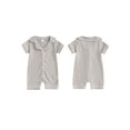 thumbnail image 3 of nvzhuang Baby Boys Jumpsuit, Short Sleeve Button-down Summer Romper Clothes for Casual Daily, 3 of 9