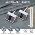 thumbnail image 3 of MaxKare Queen Electric Heated Blanket, 10 Heating Levels, 10H Timers, Dual Control, Machine Washable, ETL/FCC Certified, Gray, 3 of 9