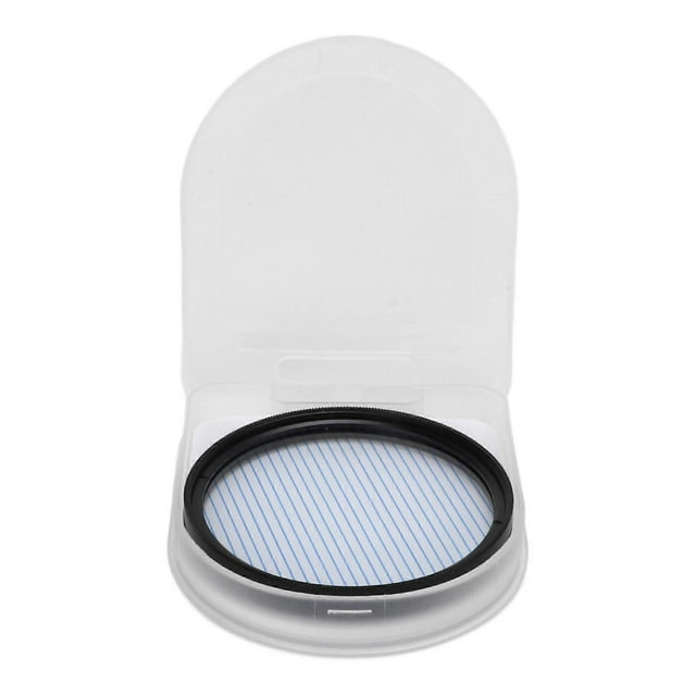 Filtre à effets spéciaux Junestar Blue Streak, verre optique anamorphique pour appareil photo Nikon, accessoire 58 mm/2,3 pouces