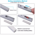 thumbnail image 2 of 12" Battery Operated Night Light, Under Cabinet Lighting with Motion Sensor For Kitchen Closet 2700K, 2 of 11