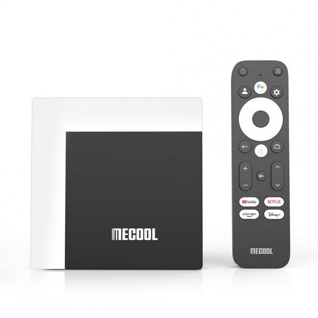 MECOOL Km7 Plus Smart TV Box 2GB RAM 16GB ROM S905y4 64-bit Quad-core Android 11 Wifi Bluetooth Black EU Plug