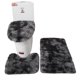 thumbnail image 5 of Nvzi Juego de 5 alfombrillas de baño de tres piezas con estampado tie-dye, juego de tres alfombrillas de baño absorbentes, limpiables y reutilizables para ducha (fucsia)., 5 of 5