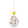 thumbnail image 5 of Mr. Christmas 5" Nostalgic Ceramic Lit Tree Ornament, White, 5 of 5