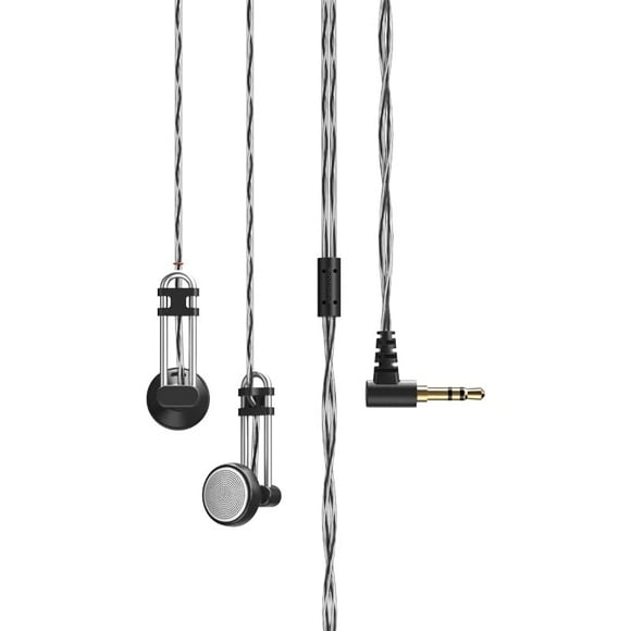 Moondrop U2 Flat Head earplugs 14.8mm Dynamic Driver Earbuds U-2 Hi-Fi Earbuds Non-in-Ear