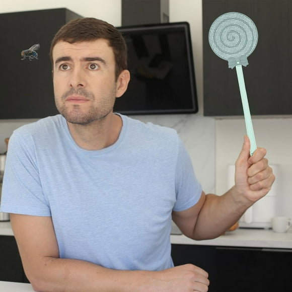 Amzcrzy The Swatter Swatter Telescopic Flyswatter Large Swatters That Work for Indoor and Outdoor Dorm Room Essentials Home Improvement Birthday Gifts for Men Home Organization New Home Essentials