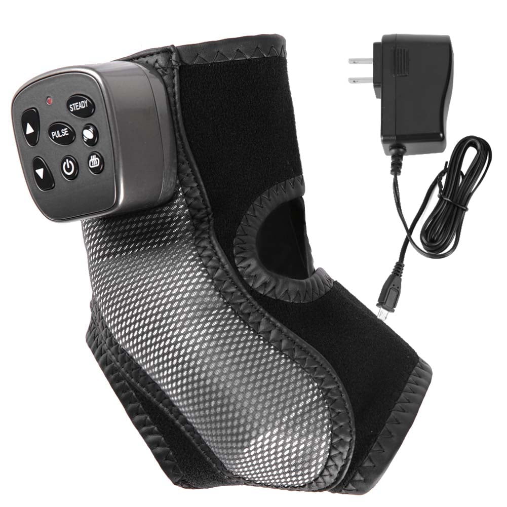 Tebru Electric Foot Ankle Massager Vibration Heating Foot Acupuncture