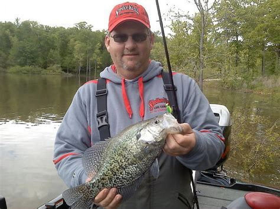 Strike King Mr. Crappie 2" Joker Lure, Junebug & Chartreuse Glitter