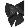 thumbnail image 2 of CINTURÓN ELÁSTICO ANCHO PARA MUJERES TALLAS GRANDES CON DECORACIÓN DE LAZO EN LA CINTURA, CINTURONES DE MODA VERSÁTILES 26.0-33.5" Negro, 2 of 5